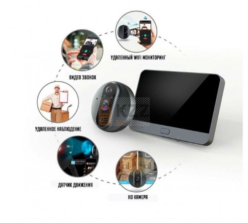 Дверной звонок с камерой Tuya Smart R9S