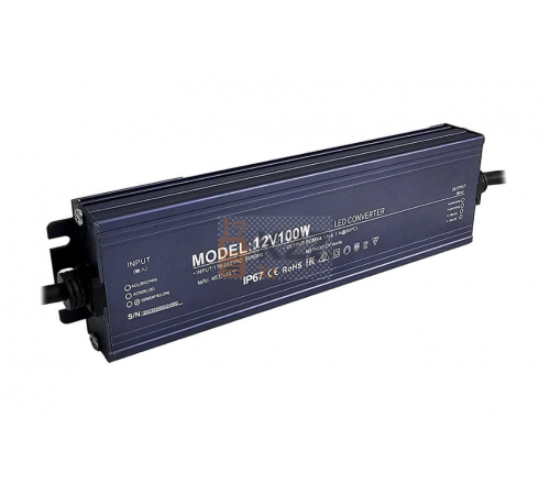 Блок питания IP67 12V 100W