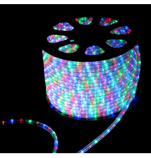 Дюралайт 2-жильный 1 Вт/м 8 мм 17 диодов/м (бухта 100 м) RGB