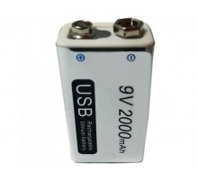 Аккумулятор крона W1N USB 9V 2000 мАч
