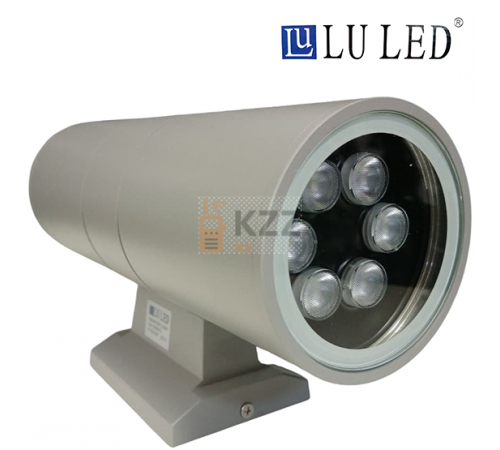Фасадный светильник LU LED (серый) 12W 4000K 25.5 см (нейтральный белый)