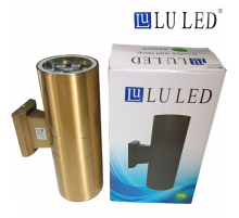 Фасадный светильник LU LED (золотистый) 24W 4000K 30 см (нейтральный белый)