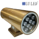 Фасадный светильник LU LED (золотистый) 24W 4000K 30 см (нейтральный белый)