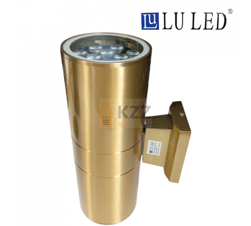 Фасадный светильник LU LED (золотистый) 24W 4000K 30 см (нейтральный белый)