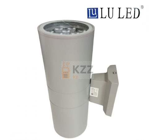 Фасадный светильник LU LED (серый) 24W 4000K 30 см (нейтральный белый)