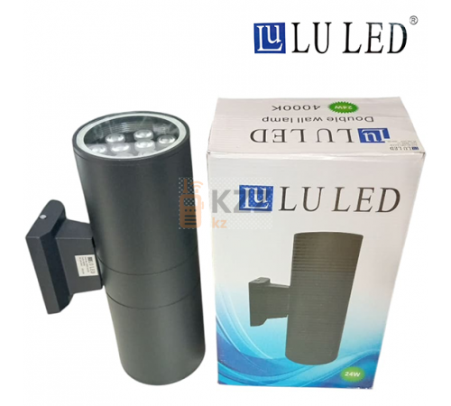 Фасадный светильник LU LED (графит) 24W 4000K 30см (нейтральный белый) 