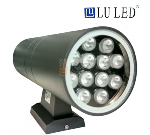 Фасадный светильник LU LED (графит) 24W 4000K 30см (нейтральный белый) 