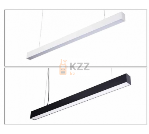 Линейный светильник подвесной черный LU LED 120см 70W