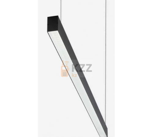 Линейный светильник подвесной черный LU LED 120см 70W