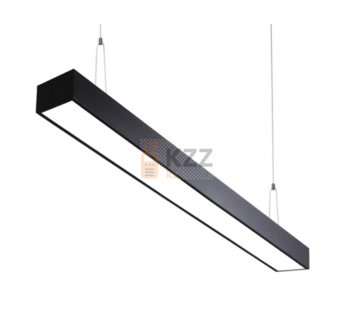 Линейный светильник подвесной черный LU LED 120см 70W