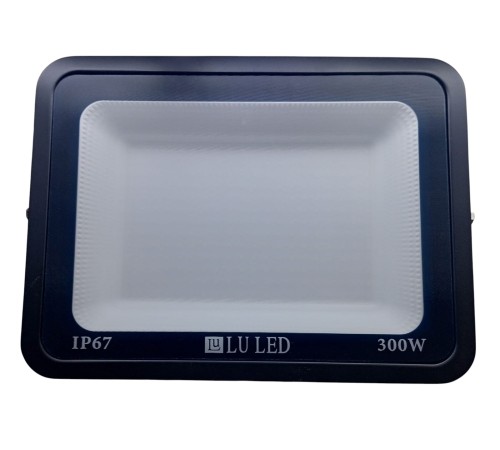 Светодиодный уличный прожектор LU LED Black 300W 6500K (холодный белый) IP67