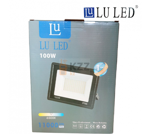 Светодиодный уличный прожектор LU LED 100W 6500K (холодный белый) IP66
