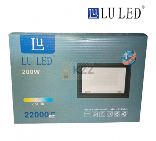 Светодиодный уличный прожектор LU LED 200W 6500K (холодный белый) IP66