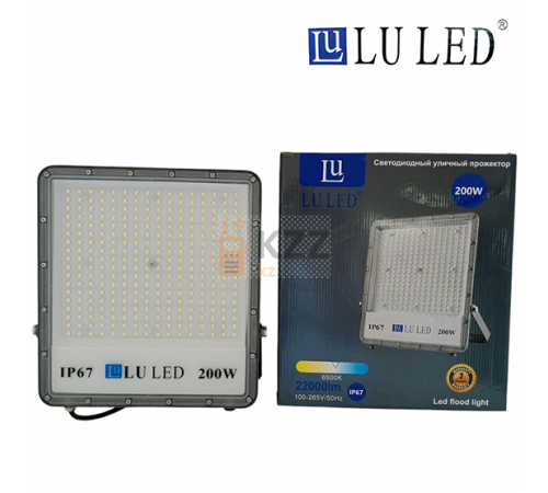Светодиодный уличный прожектор LU LED 200W 6500K (холодный белый) IP67