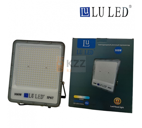 Светодиодный уличный прожектор LU LED 300W 6500K (холодный белый) IP67