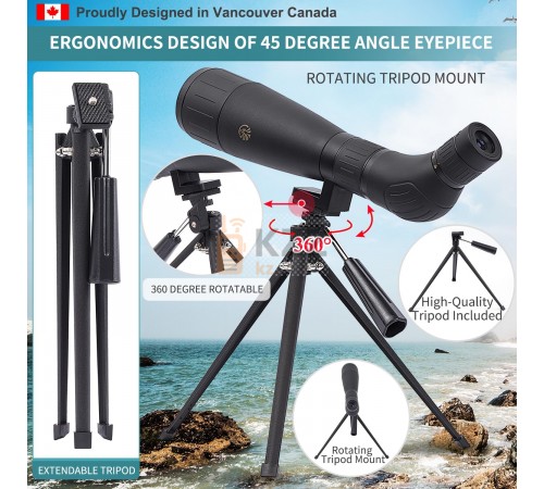 Монокуляр телескоп Fetch Falcon ED20-60x60 Монокуляр телескоп Fetch Falcon ED20-60x60