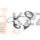 M003 / Гарнитура - наушники для рации Hytera TC518-508 и Motorola, TDX