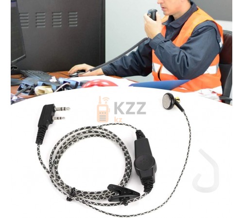 K035 Наушники (гарнитура) для рации Baofeng / Kenwood / TYT