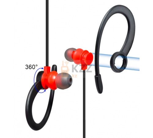 K004 Red / Наушники (гарнитура) для рации Baofeng, Kenwood