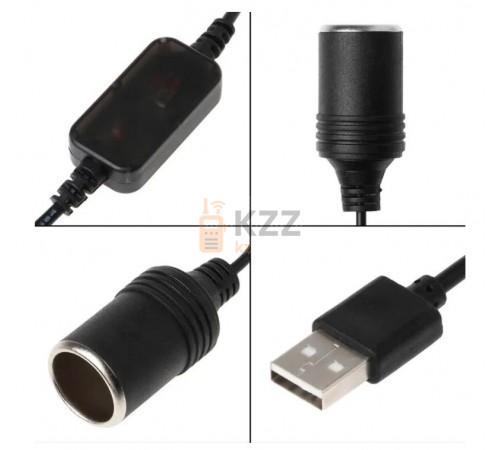 Коннектор-переходник авто 5V-12V Код Товара: 5V12V