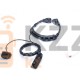 K037 / Гарнитура с микрофоном гортанным 9700 для рации Baofeng