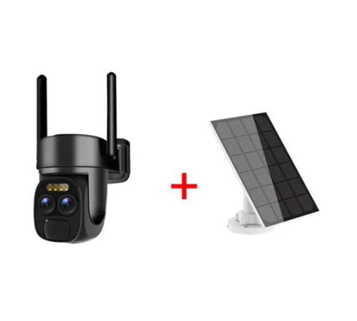 IP WIFI камера IPSmart PTZ 10X солнечная батарея