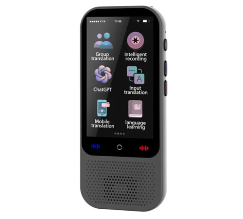 Портативный аудио переводчик S80 Pro с поддержкой казахского языка