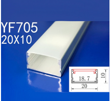 Теневой потолочный профиль YF705 20×10 мм