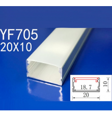 Теневой потолочный профиль YF705 20×10 мм