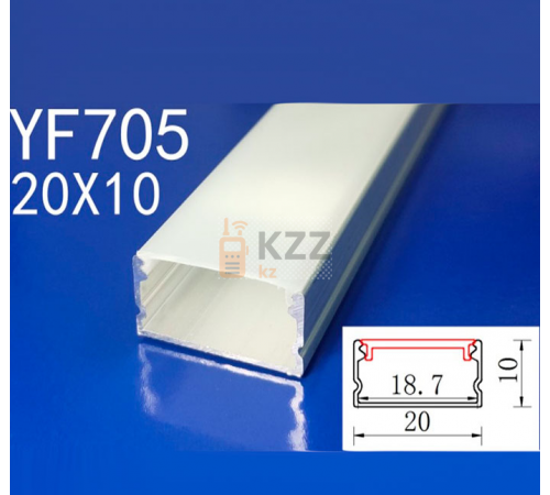 Теневой потолочный профиль YF705 20×10 мм