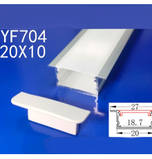 Теневой потолочный профиль YF704 20х10мм.